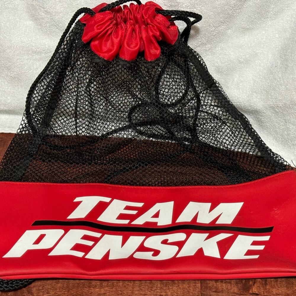 Team Penske Red & Black Mesh Backpack